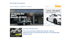 Desktop Screenshot of caraudioinnovations.com