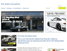 Tablet Screenshot of caraudioinnovations.com